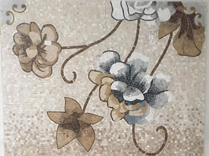 Posatore mosaicista, rivestimenti in mosaico.